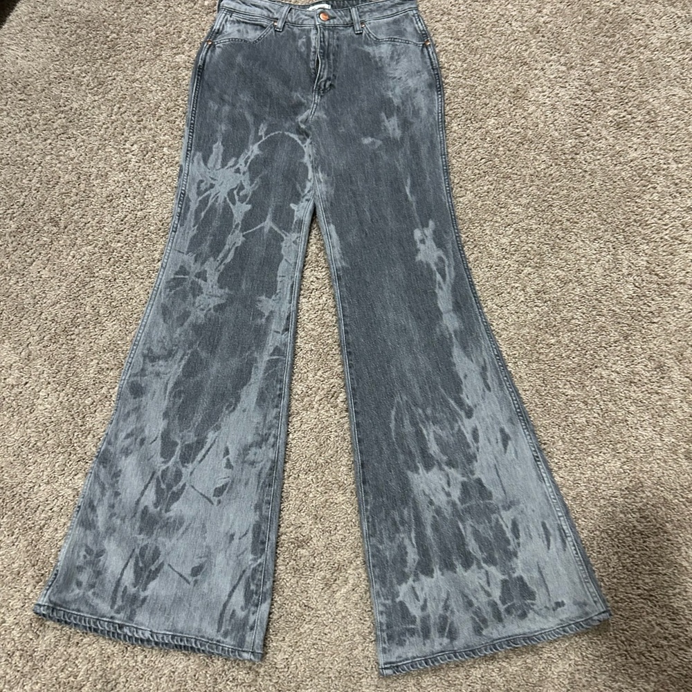 Wrangler Wanderer Gray Flare Jeans size 28x34